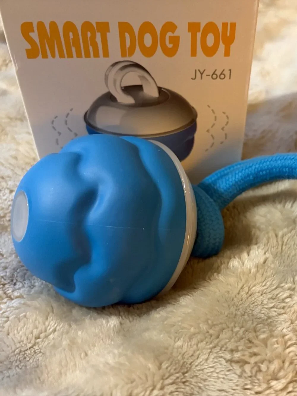 NEW Smart Interactive Dog Toy Ball Automatic Rolling, Bouncing & USB Rechargable